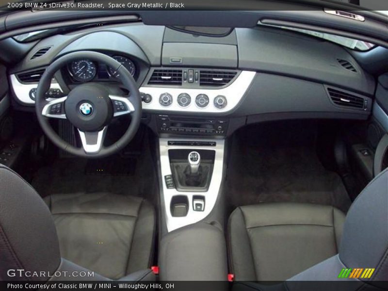 Space Gray Metallic / Black 2009 BMW Z4 sDrive30i Roadster