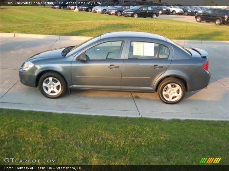 Blue Granite Metallic / Gray 2005 Chevrolet Cobalt Sedan