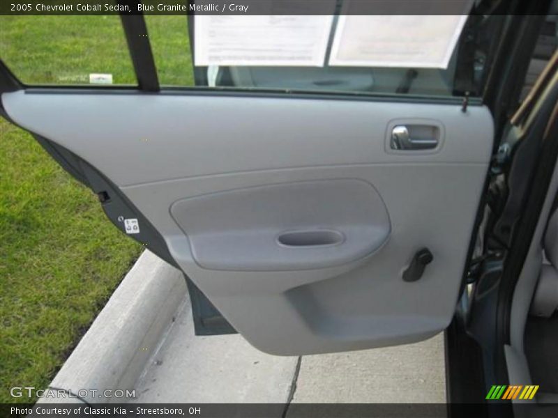 Blue Granite Metallic / Gray 2005 Chevrolet Cobalt Sedan