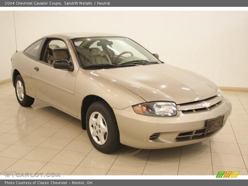 Sandrift Metallic / Neutral 2004 Chevrolet Cavalier Coupe