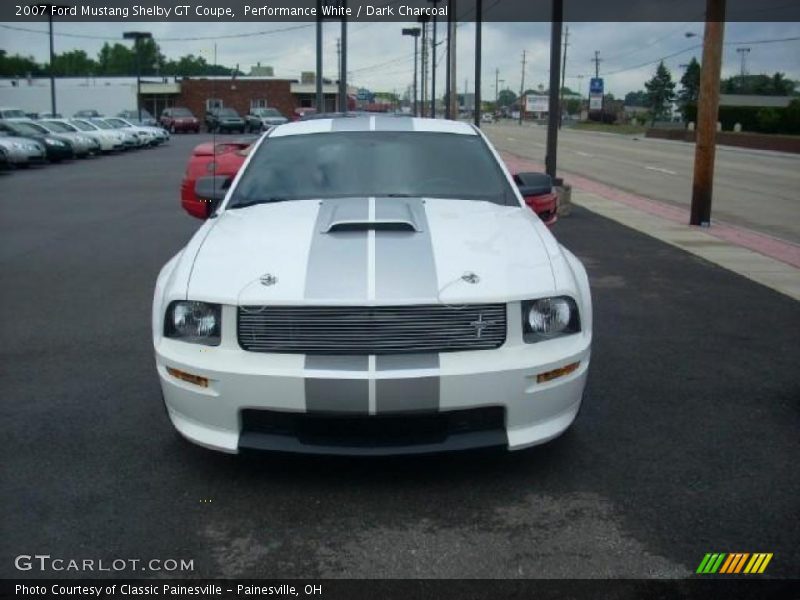 Performance White / Dark Charcoal 2007 Ford Mustang Shelby GT Coupe