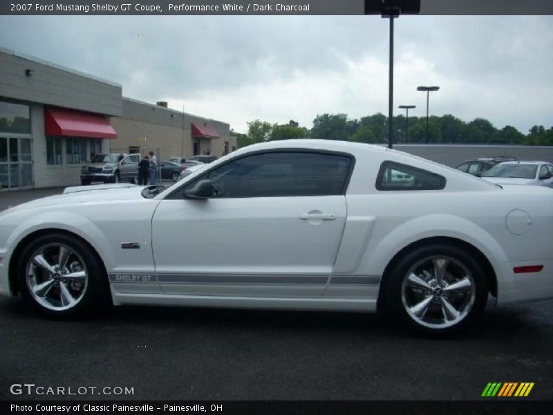 Performance White / Dark Charcoal 2007 Ford Mustang Shelby GT Coupe