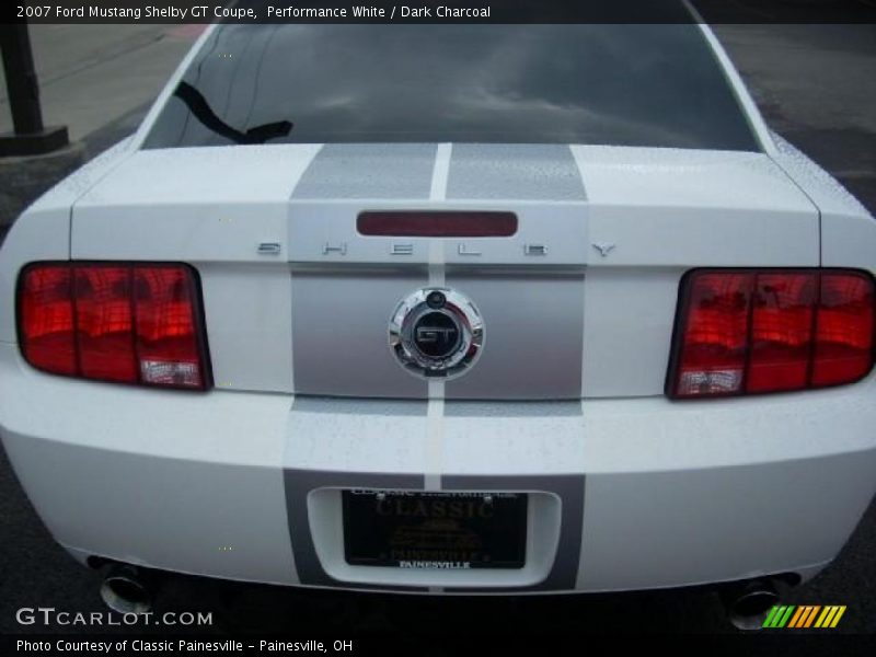 Performance White / Dark Charcoal 2007 Ford Mustang Shelby GT Coupe