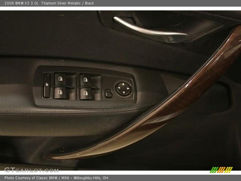 Titanium Silver Metallic / Black 2006 BMW X3 3.0i