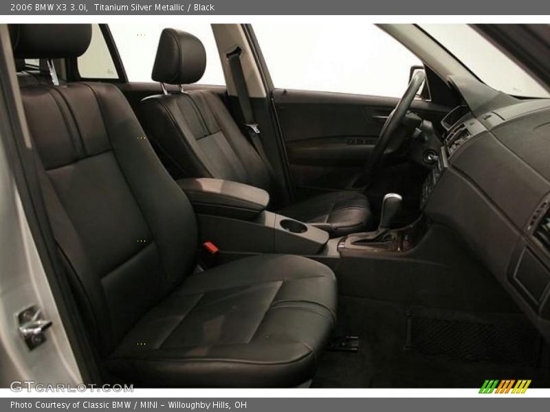 Titanium Silver Metallic / Black 2006 BMW X3 3.0i