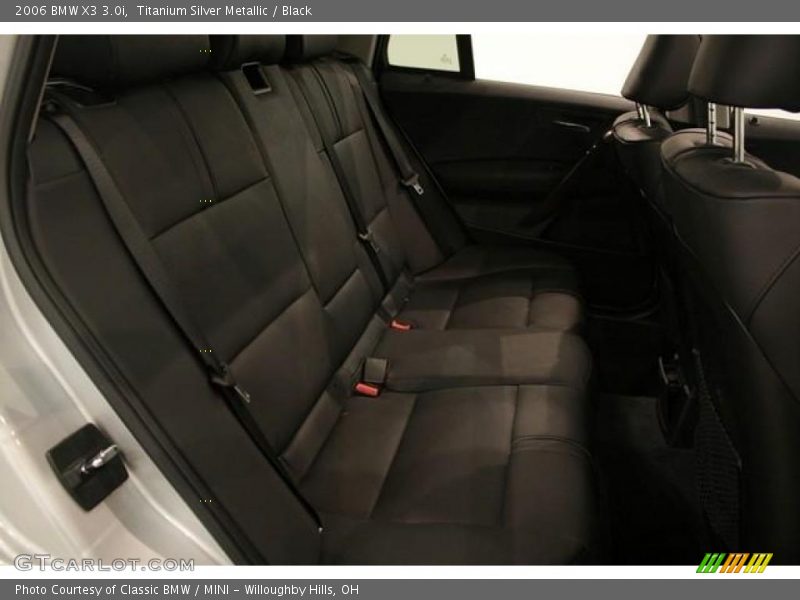 Titanium Silver Metallic / Black 2006 BMW X3 3.0i