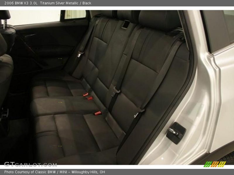 Titanium Silver Metallic / Black 2006 BMW X3 3.0i
