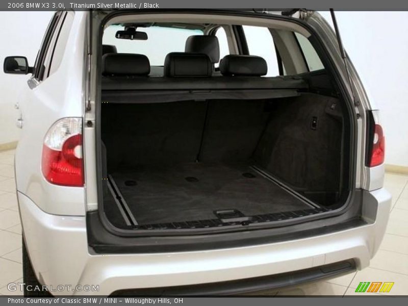 Titanium Silver Metallic / Black 2006 BMW X3 3.0i