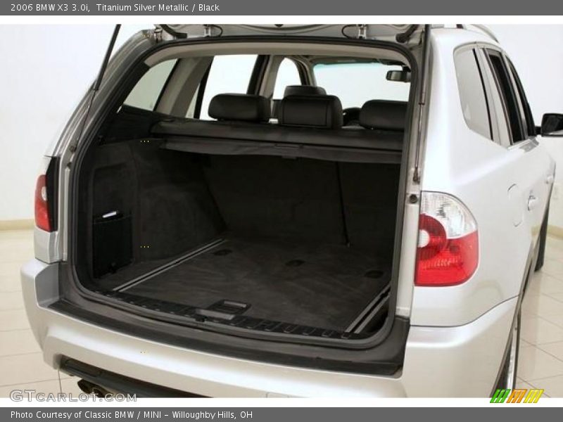 Titanium Silver Metallic / Black 2006 BMW X3 3.0i