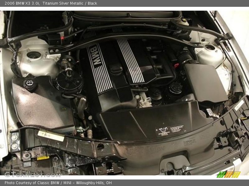 Titanium Silver Metallic / Black 2006 BMW X3 3.0i