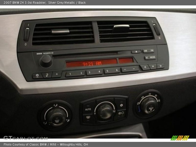 Silver Grey Metallic / Black 2007 BMW Z4 3.0si Roadster