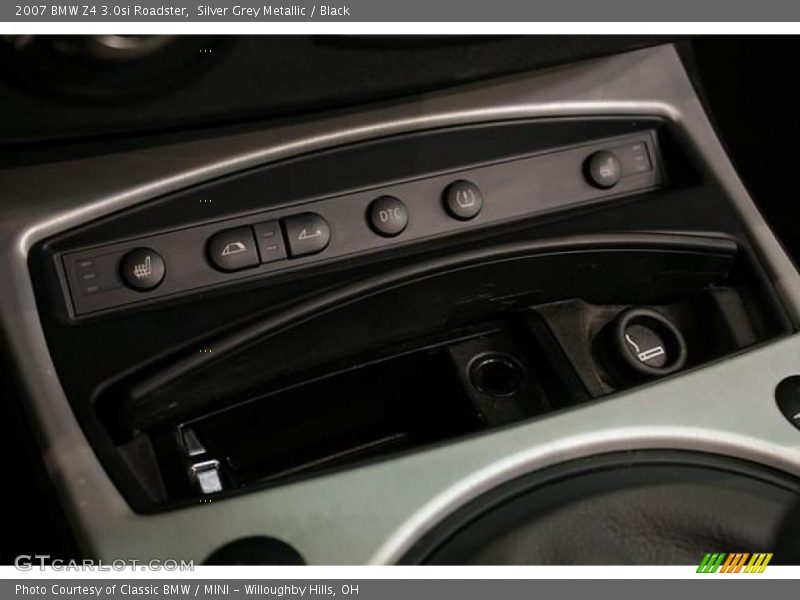 Silver Grey Metallic / Black 2007 BMW Z4 3.0si Roadster
