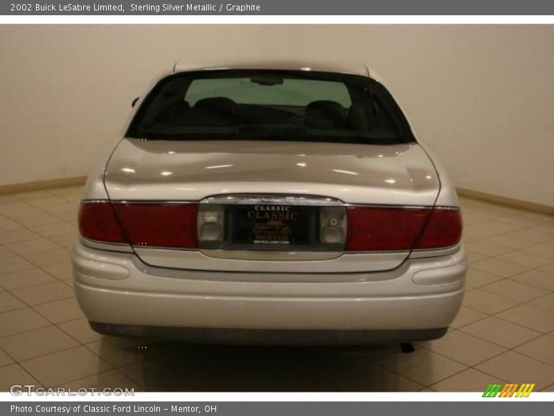 Sterling Silver Metallic / Graphite 2002 Buick LeSabre Limited