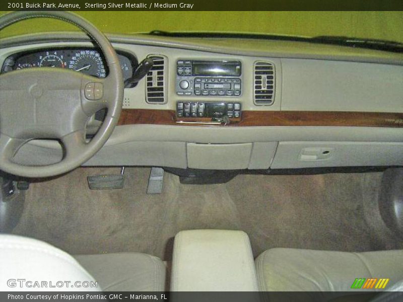 Sterling Silver Metallic / Medium Gray 2001 Buick Park Avenue