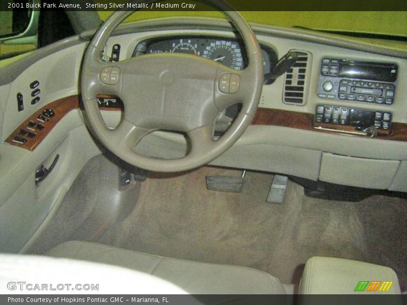 Sterling Silver Metallic / Medium Gray 2001 Buick Park Avenue
