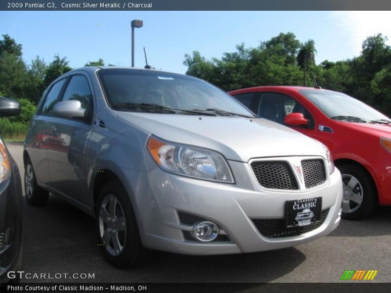 Cosmic Silver Metallic / Charcoal 2009 Pontiac G3