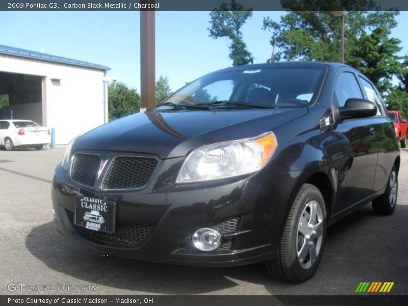 Carbon Black Metallic / Charcoal 2009 Pontiac G3