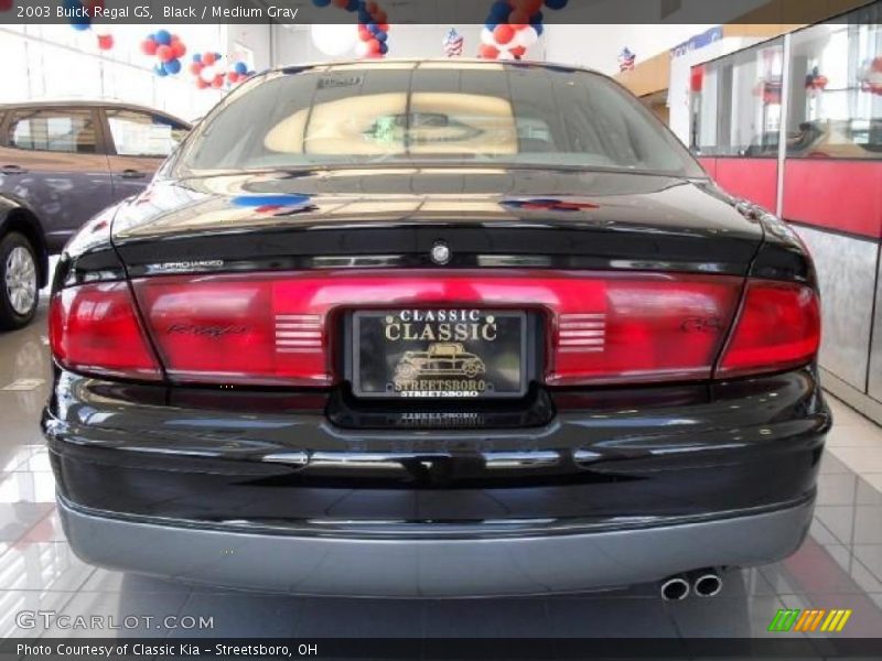 Black / Medium Gray 2003 Buick Regal GS