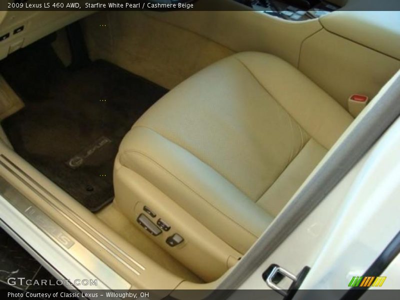 Starfire White Pearl / Cashmere Beige 2009 Lexus LS 460 AWD