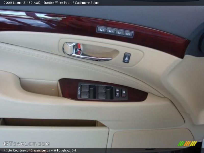 Starfire White Pearl / Cashmere Beige 2009 Lexus LS 460 AWD