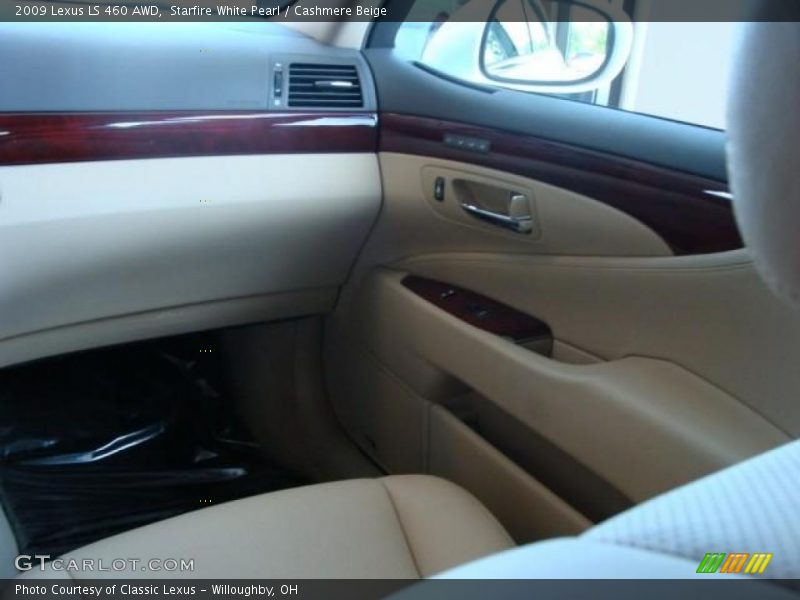 Starfire White Pearl / Cashmere Beige 2009 Lexus LS 460 AWD