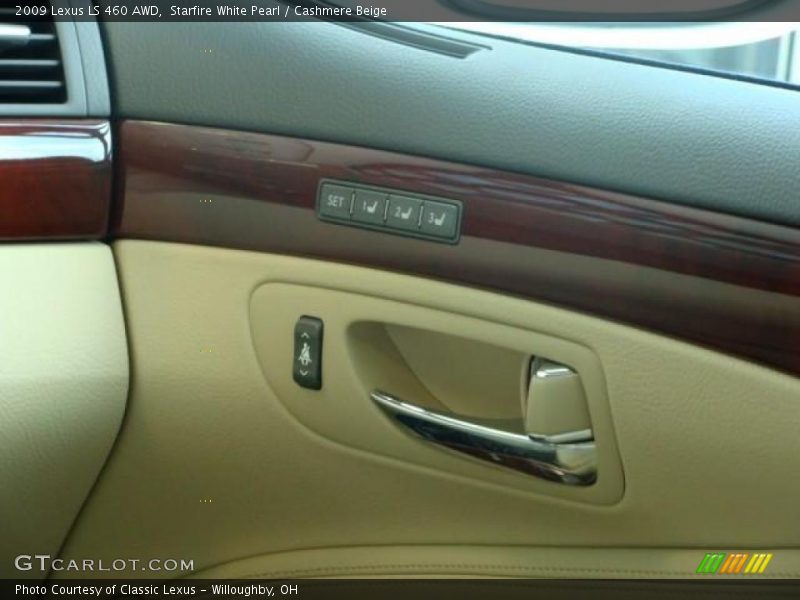 Starfire White Pearl / Cashmere Beige 2009 Lexus LS 460 AWD