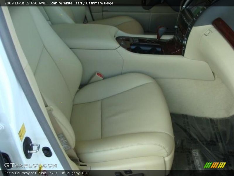 Starfire White Pearl / Cashmere Beige 2009 Lexus LS 460 AWD