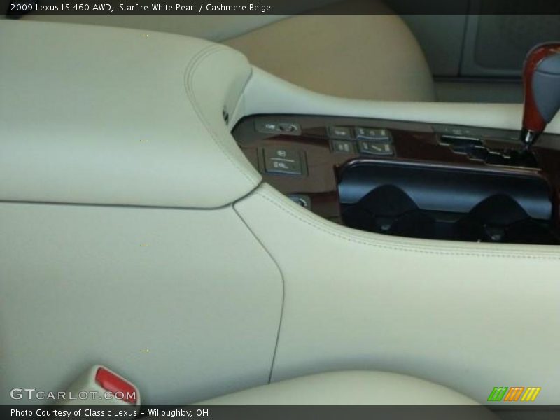 Starfire White Pearl / Cashmere Beige 2009 Lexus LS 460 AWD