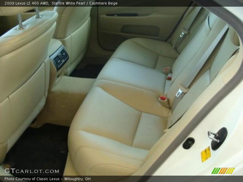 Starfire White Pearl / Cashmere Beige 2009 Lexus LS 460 AWD