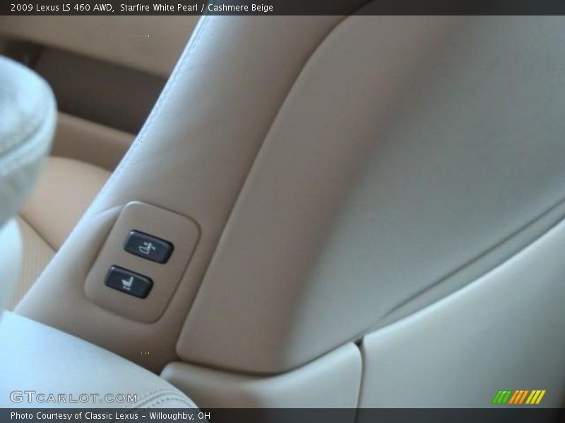 Starfire White Pearl / Cashmere Beige 2009 Lexus LS 460 AWD