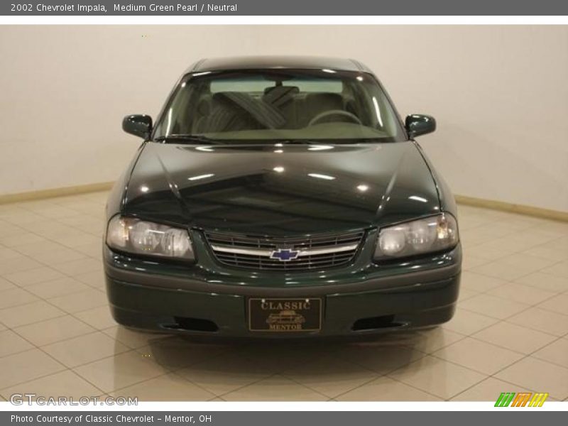 Medium Green Pearl / Neutral 2002 Chevrolet Impala