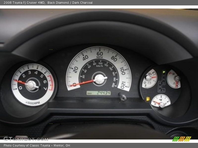 Black Diamond / Dark Charcoal 2008 Toyota FJ Cruiser 4WD