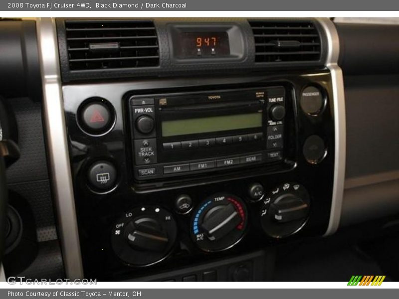 Black Diamond / Dark Charcoal 2008 Toyota FJ Cruiser 4WD