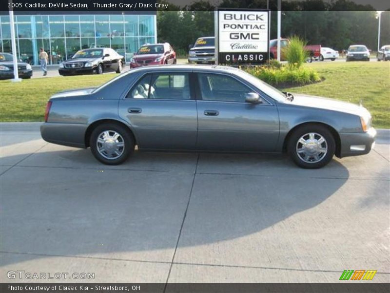 Thunder Gray / Dark Gray 2005 Cadillac DeVille Sedan