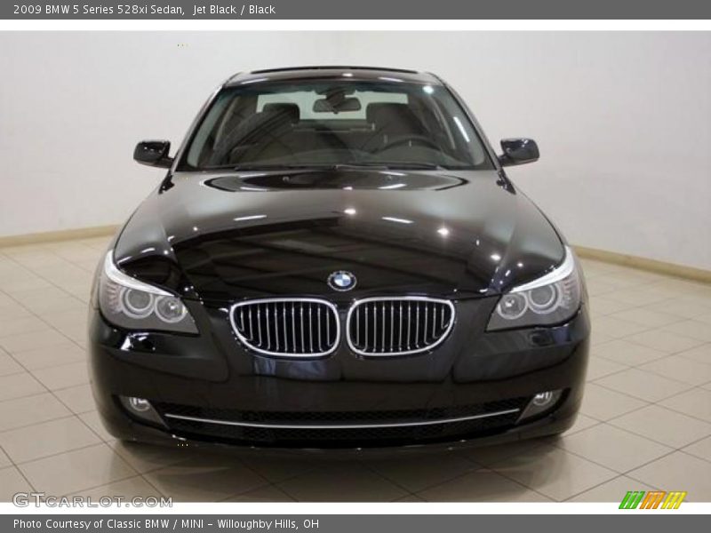 Jet Black / Black 2009 BMW 5 Series 528xi Sedan