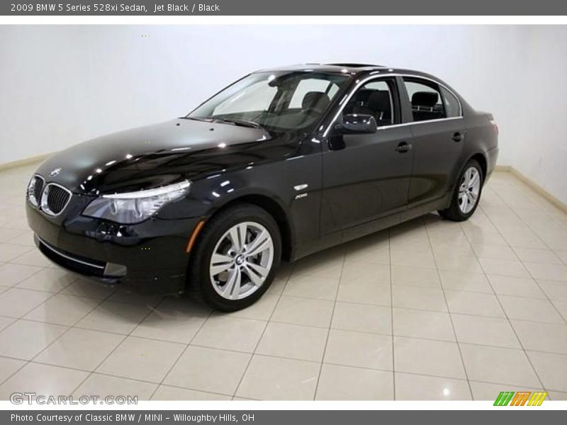 Jet Black / Black 2009 BMW 5 Series 528xi Sedan