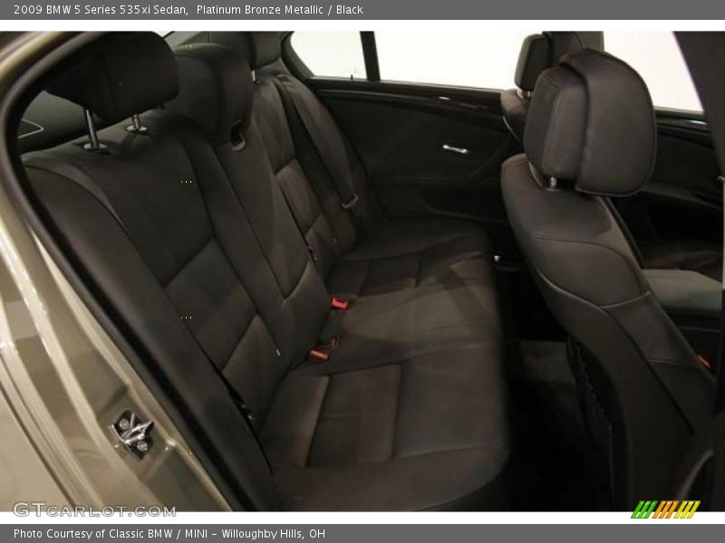 Platinum Bronze Metallic / Black 2009 BMW 5 Series 535xi Sedan