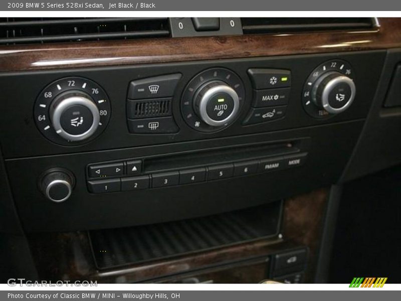 Jet Black / Black 2009 BMW 5 Series 528xi Sedan