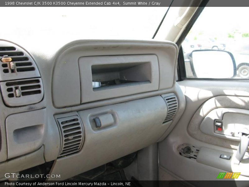 Summit White / Gray 1998 Chevrolet C/K 3500 K3500 Cheyenne Extended Cab 4x4