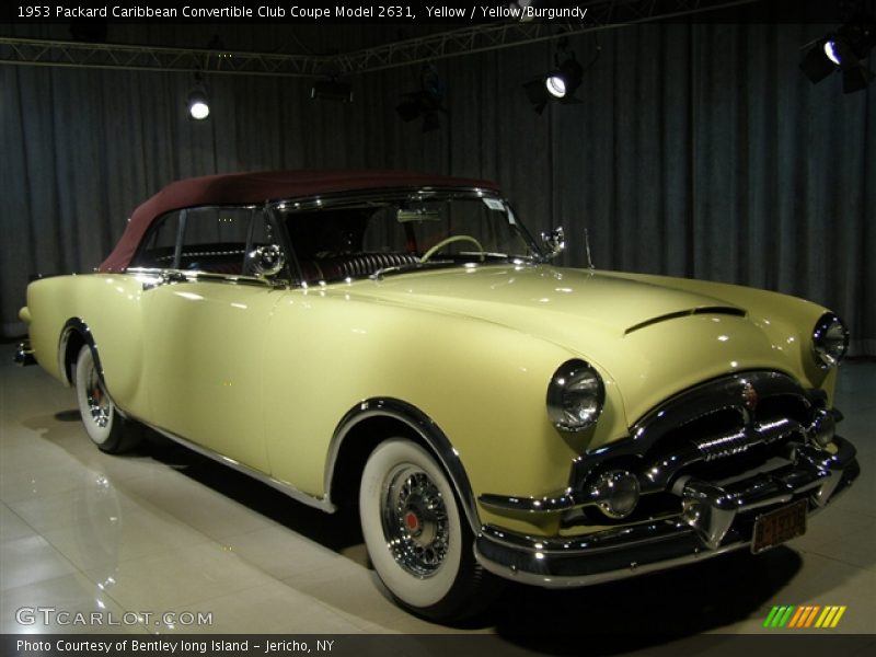 Front 3/4 View of 1953 Caribbean Convertible Club Coupe Model 2631