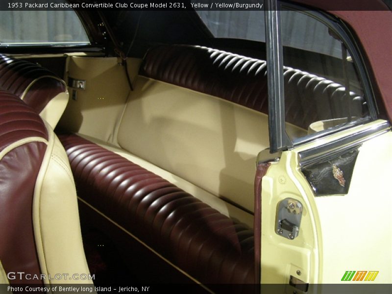 Yellow / Yellow/Burgundy 1953 Packard Caribbean Convertible Club Coupe Model 2631