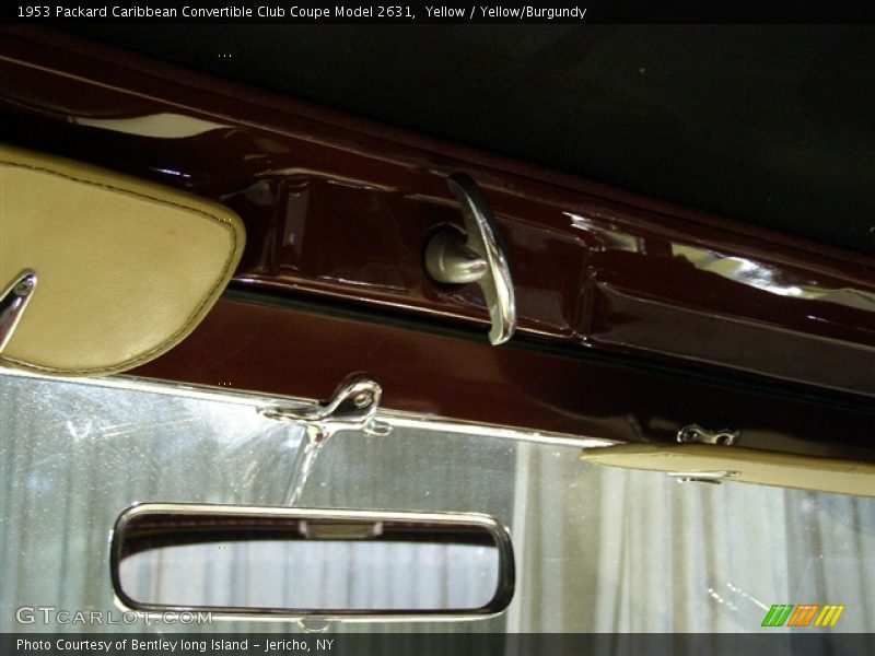 Yellow / Yellow/Burgundy 1953 Packard Caribbean Convertible Club Coupe Model 2631