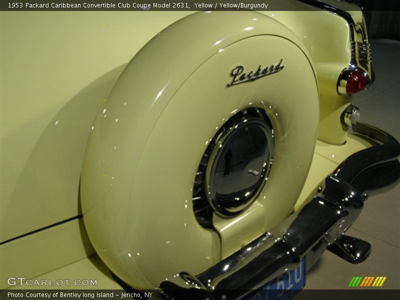 Yellow / Yellow/Burgundy 1953 Packard Caribbean Convertible Club Coupe Model 2631