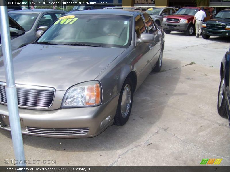 Bronzemist / Neutral Shale 2001 Cadillac DeVille DHS Sedan