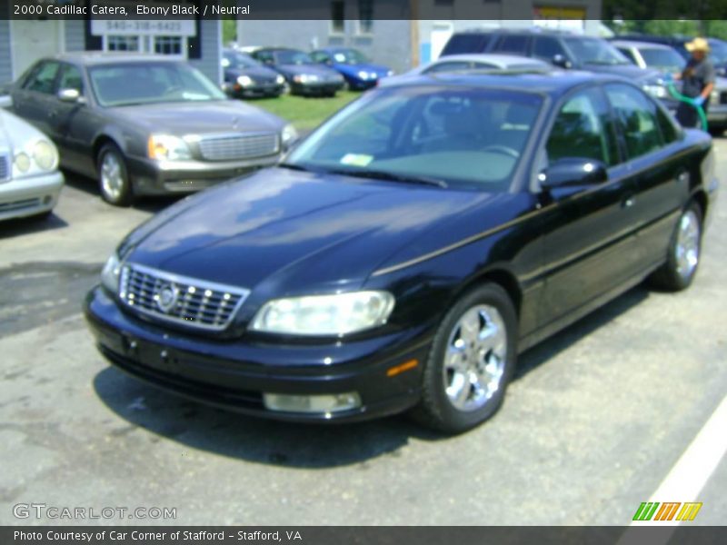 Ebony Black / Neutral 2000 Cadillac Catera