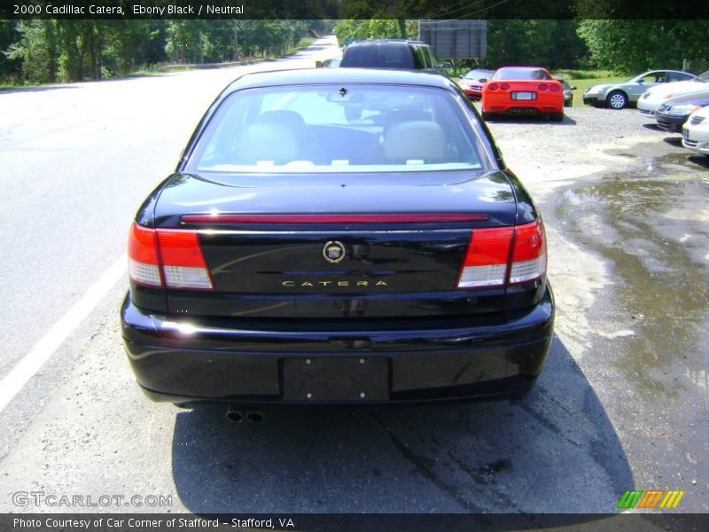 Ebony Black / Neutral 2000 Cadillac Catera