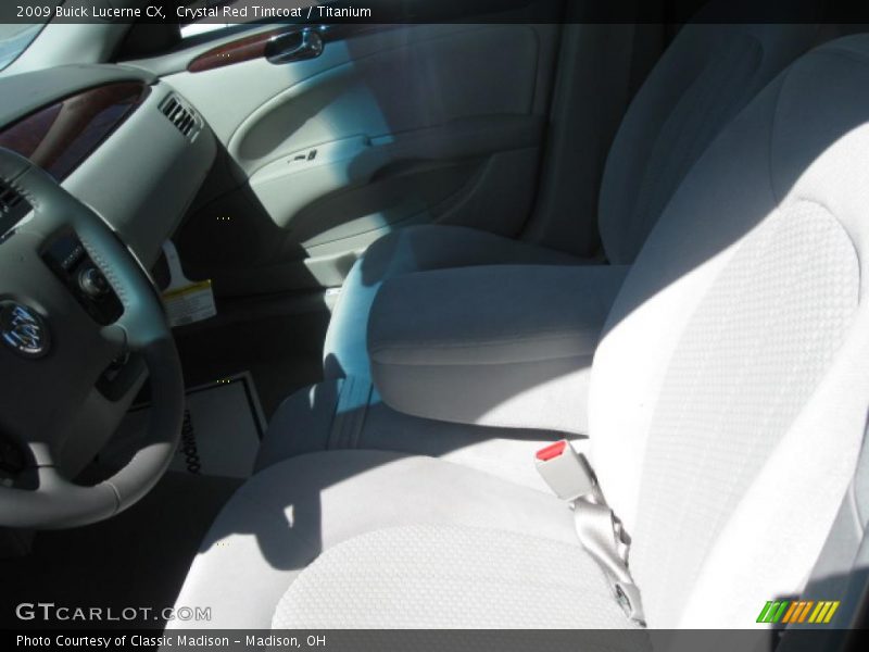 Crystal Red Tintcoat / Titanium 2009 Buick Lucerne CX