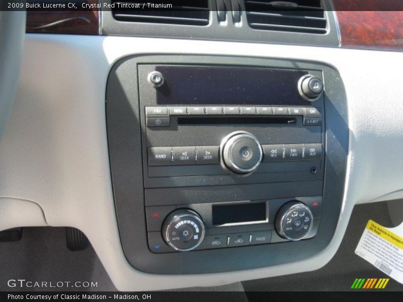 Crystal Red Tintcoat / Titanium 2009 Buick Lucerne CX