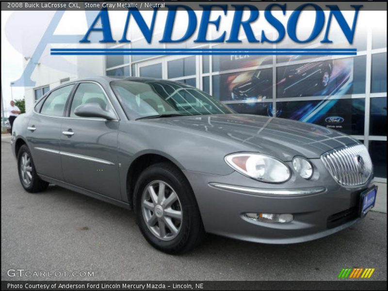 Stone Gray Metallic / Neutral 2008 Buick LaCrosse CXL