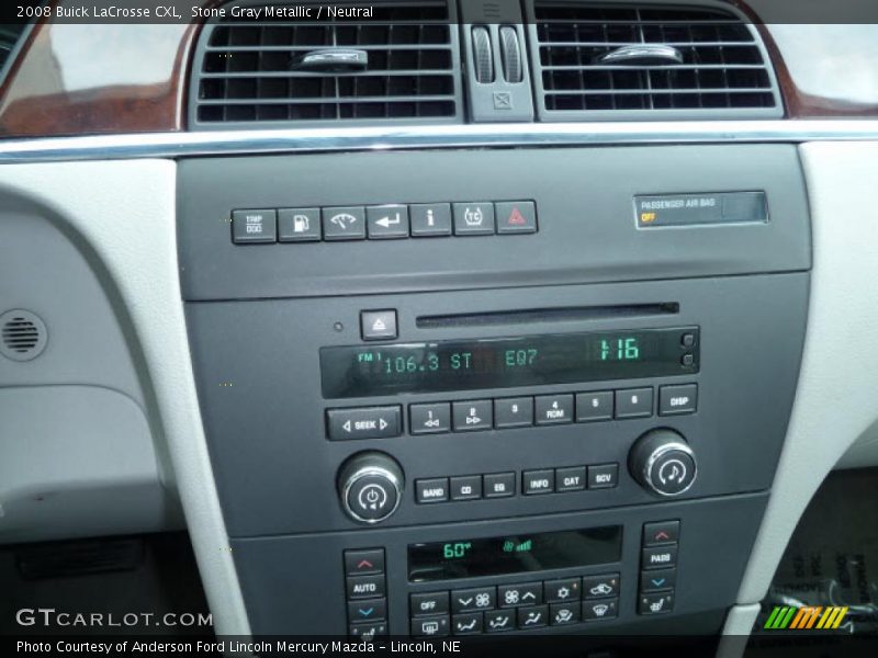 Stone Gray Metallic / Neutral 2008 Buick LaCrosse CXL